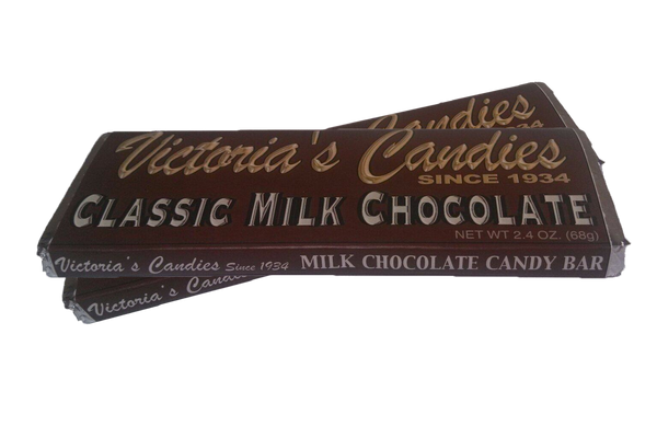 Classic Milk Chocolate Bar – Victoria's Candies Classic Milk Chocolate Bar – Victoria's Candies