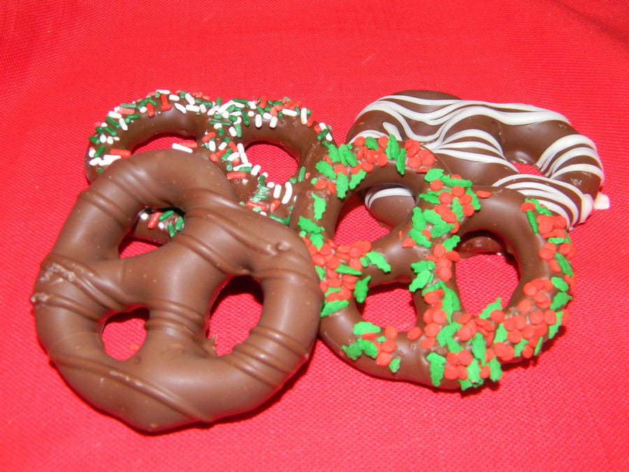 Christmas Pretzels (Large) Victoria's Candies