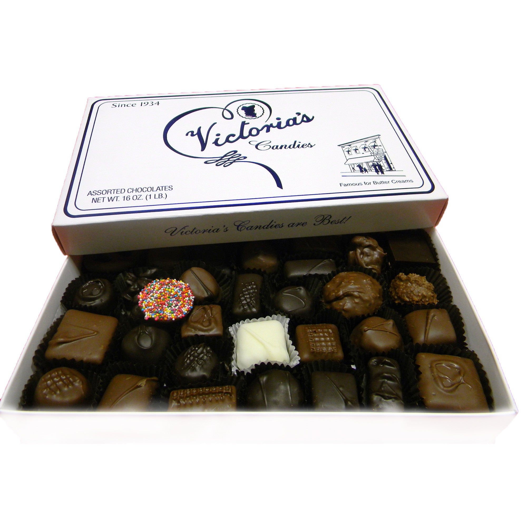 Milk & Dark Assorted – Victoria's Candies